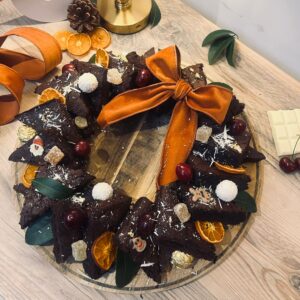 Brownie Wreath